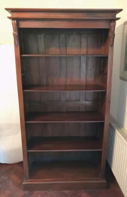 Victorian Mahogany Large 5 Shelf Book Case Collect Only.