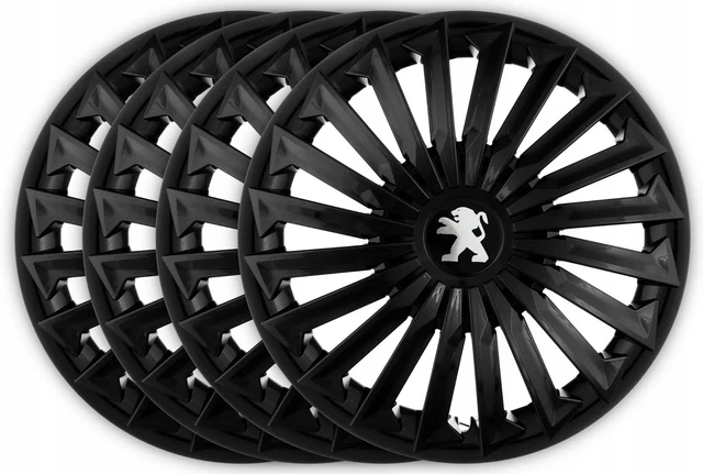 Kit 4 Enjoliveurs Peugeot 2008 Diamètre 15 Pouces - Modèle Adaptable