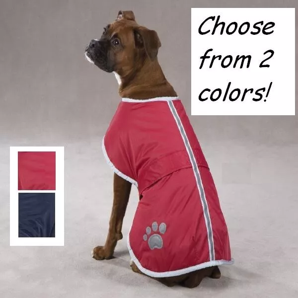 Nor'easter Reversible Waterproof Reflective Blanket Dog Jacket By Zack & Zoey