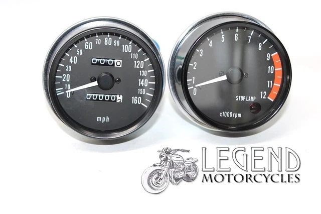 MPO 11.5" Heavy Duty Chrome Bobber Shocks For Kawasaki Z1 KZ900 KZ1000 KZ1100