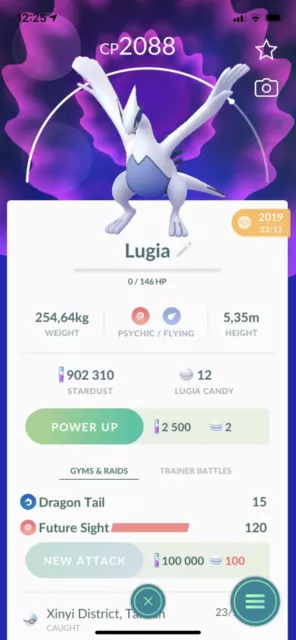 Armored Mewtwo Pokemon Lucky Trade Go LV20 Pokémon PVP Ultra League Read  Desc