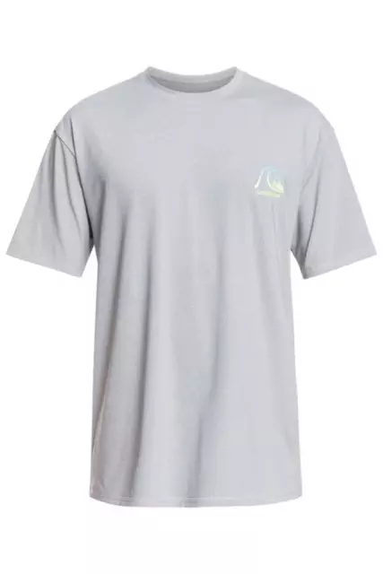 QUIKSILVER Men's S/S Surf Shirt HERITAGE HEATHER - SZPH - Large - NWT LAST ONE