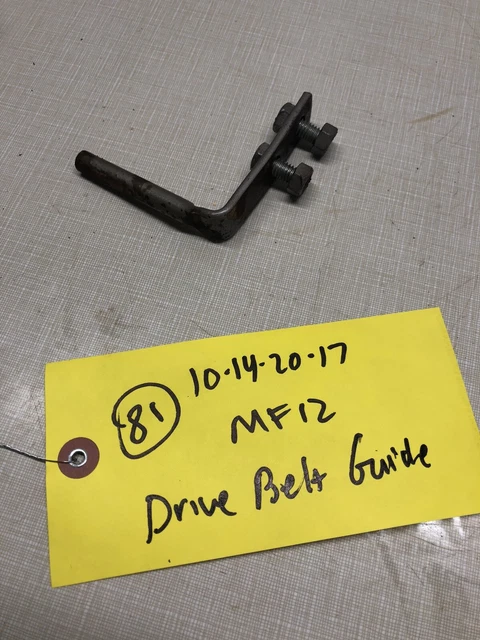 MASSEY FERGUSON MF-10 MF-12 Tractor Engine Drive Pulley Belt Guide £12. ...