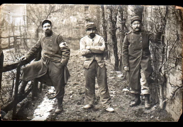 ARPAJON / MONTESSON (91 / 78) MILITAIRE Chatellier INFIRMIER CROIX ROUGE au CAMP