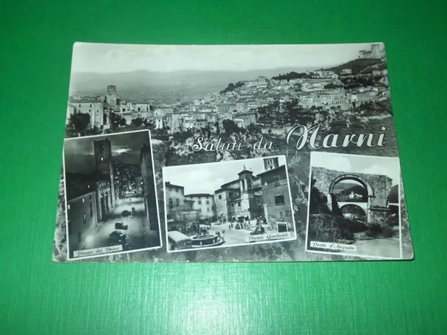 Cartolina Saluti da Narni - Panorama e vedute diverse 1967