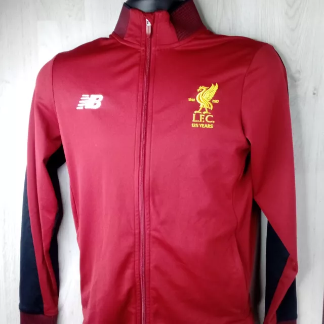 Liverpool Fc New Balance Track Top X Large Youths Boys - Rare Retro Clothing