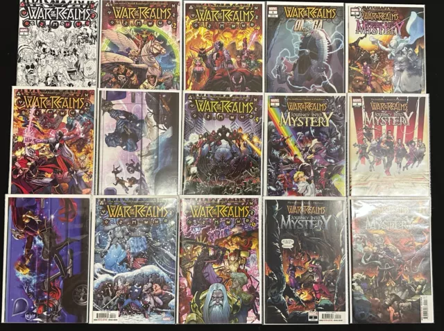 War of the Realms & Journey Into Mystery 1-6 Omega Comp Set Run Lot Marvel