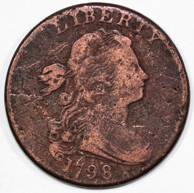 1798 1c S-172 Draped Bust Large Cent