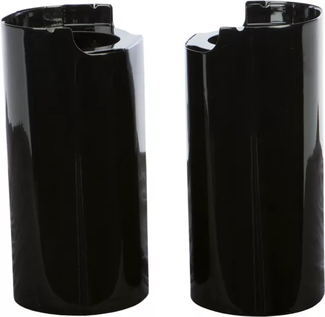 HD Black Upper Fork Slider Covers Harley Road Glide 15-22