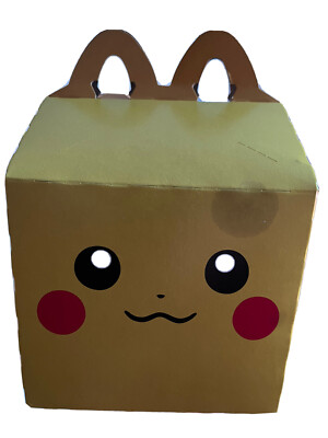 mcdonalds happy meal pikachu box