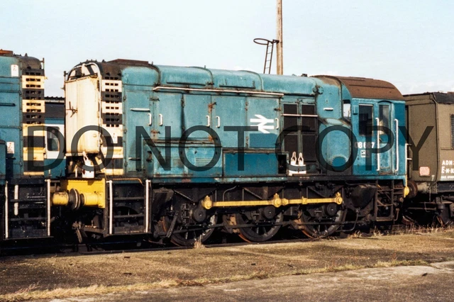 Class 08 Rss UK DIESEL TRAIN Railway Photograph Of Class 08 08667 Loco. Rm08-247 £1. ...