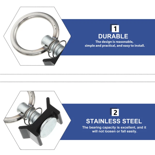 2 COUNT AUDIO Speaker Hook Surround Ring Hanging Fixing Needs Holder