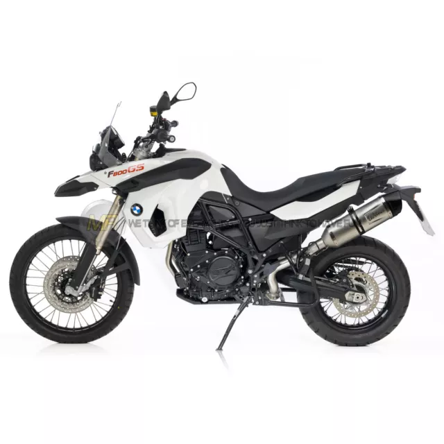 Per Bmw F 800 Gs 2011 11 Marmitta Terminale Di Scarico Leovince In Acciaio Inox