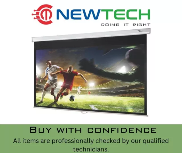 Optoma DS-9092PWC 233.7 cm 92 Inch Manual Projection Screen