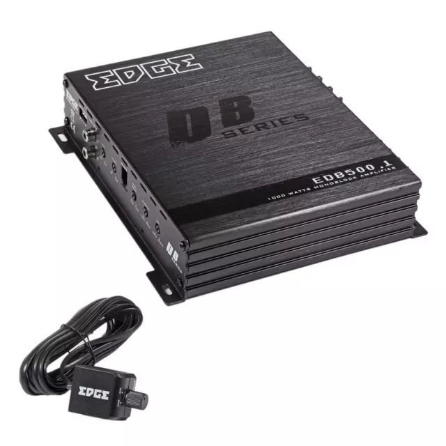 Edge EDB500.1 DB Monoblock Auto Audio Subwoofer Amp Verstärker 1000 W MAX 500w RMS