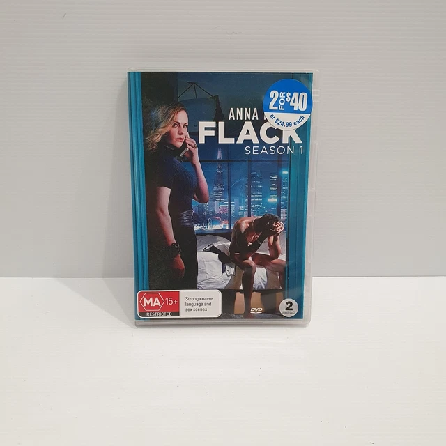 FLACK SERIES 1 (DVD,2018), Anna Paquin, Like New Region 4 NTSC