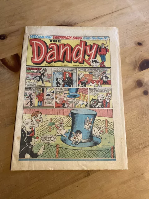 The Dandy Comic No.2235 September 22 1984 mbox2167 Korky The Cat