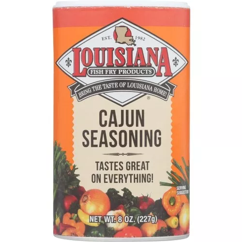 Cajun Seasoning 8 Oz  by Louisiana Fish Fry