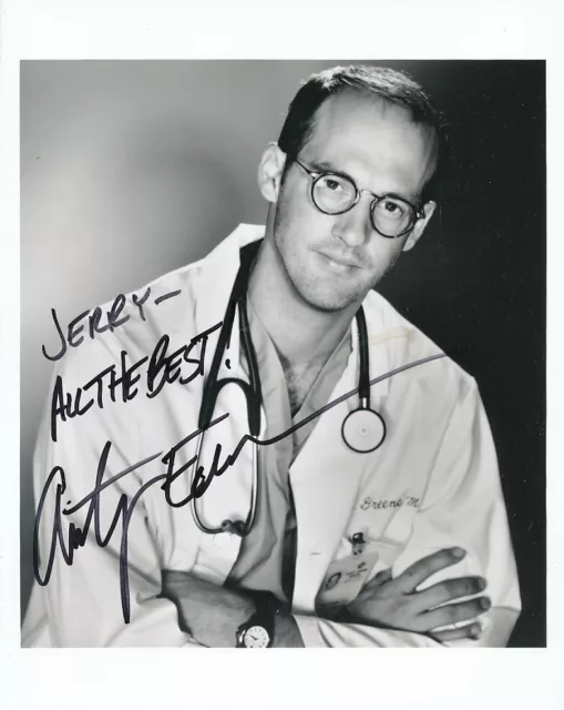 Anthony Edwards signed ER photo. Double matted. Played Dr Mark Greene.