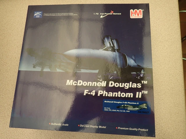 Hobby Master 1/72 HA1901 - McDonnell Douglas F-4D Phantom II 555th TFS '72 - Occasion