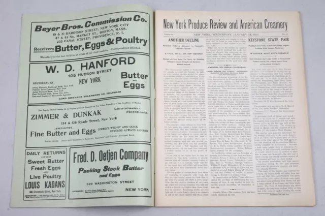 January 1912 New York Produce Review and American Creamery Magazine DeLaval Ads 3