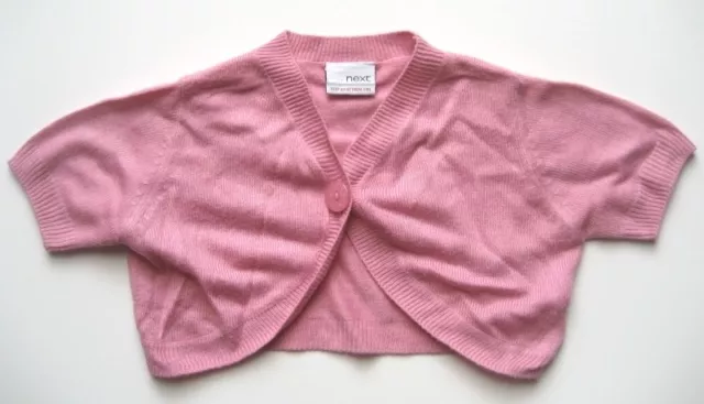 NEXT Baby Mädchen Strickjacke in Rosa Gr. 9-12 Monate