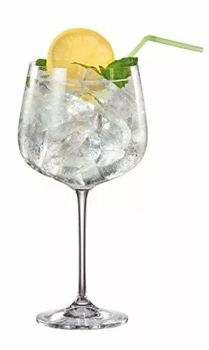 6x Giant BOHEMIA CRYSTAL ALQUITARA Wine gin tonic cocktail Glasses cup 700ml 2