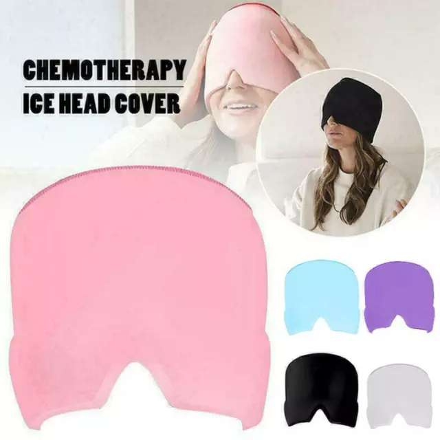 Sombrero de alivio de migraña terapia de frío gorra productos de alivio de migraña cabeza cómoda-