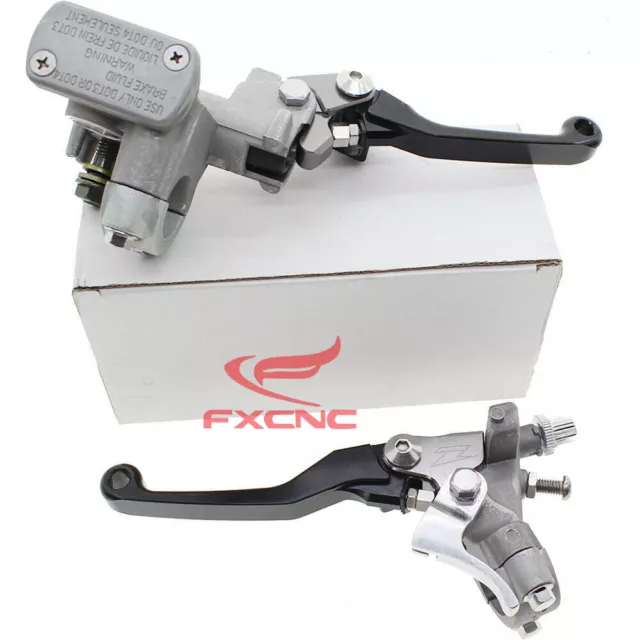 For CRF250R/X 04-16/CRF450X 05-16 CNC Brake Master Cylinder Clutch Perch Levers