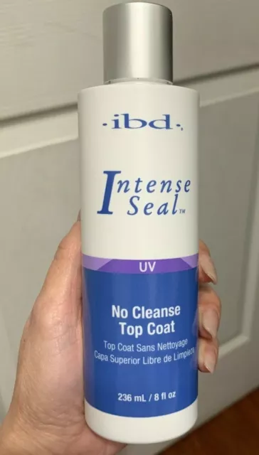 ibd Intense Seal UV Gel Nail Top Coat - 8oz/236ml Refill Size No Cleanse