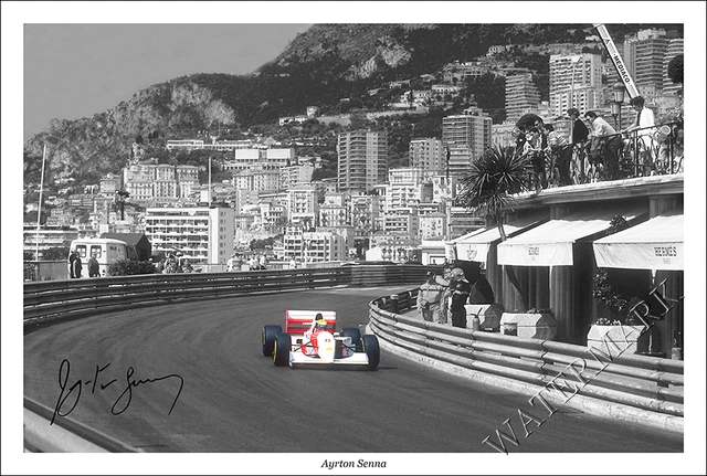 Fórmula 1 - Ayrton Senna - 2022 - Obra de arte, Póster