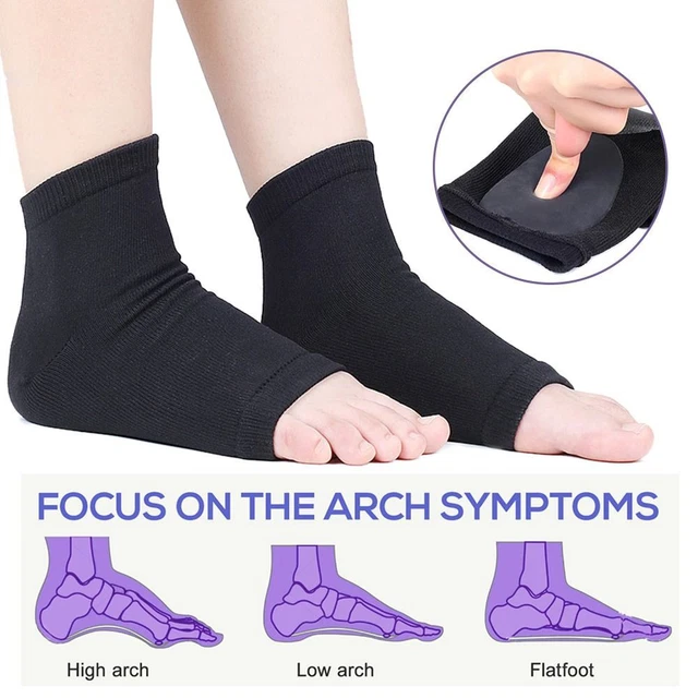 Protectores de talón Gel Calcetines Protectores Talón Almohadilla Tacón Trasera Manga Protectora