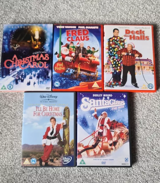 Christmas Family & Childrens DVD Bundle X5 Xmas Classic Festive Film Collection