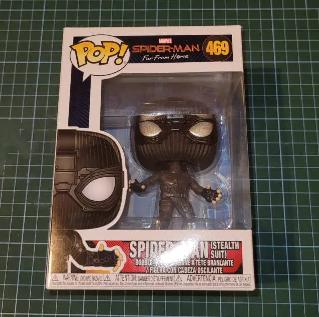 Funko Pop Marvel: Spiderman Far From Home - Stealth Suit 469 BNIB