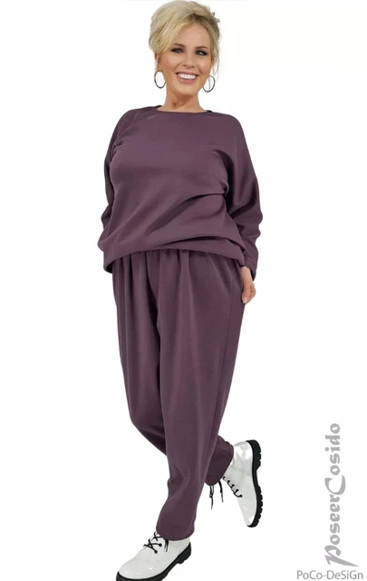 LAGENLOOK Schmale Ballon-Hose Cord Petrol XL XXL XXXL 42 44 46 48