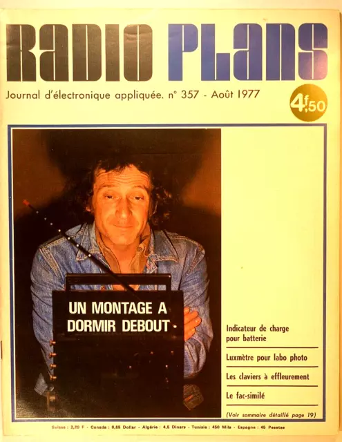 Electronique Radio Plans août 1977 N°357