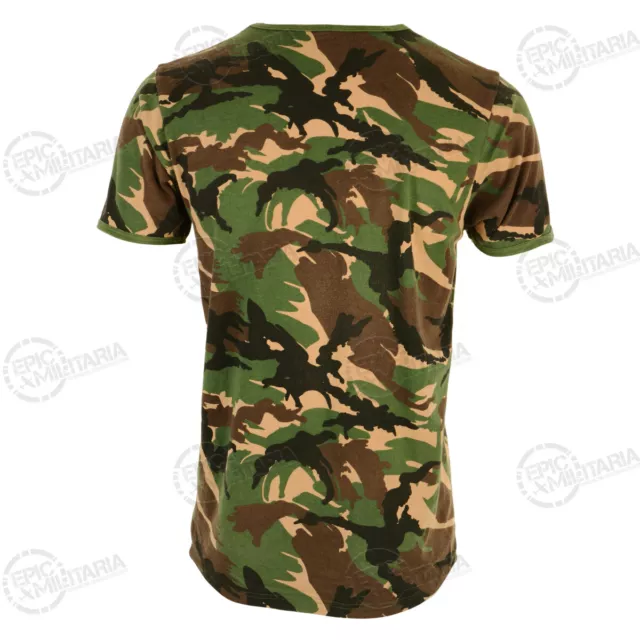 Original Dutch Army Woodland Camo T-Shirt - PACK OF 5 Cotton Surplus 2