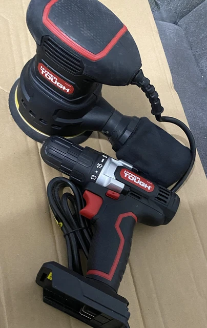 Hyper Tough 2.5-Amp Electric Sand Ure Orbital Sander 5-Inch, And Drill