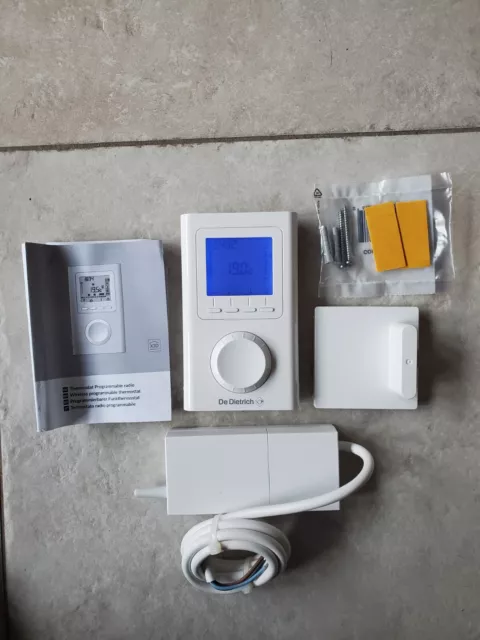 Thermostat sans fil programmable de detrich AD338