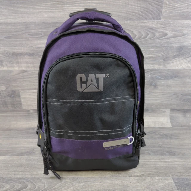 CAT CATERPILLAR BACKPACK Trolley Bag Industrial Multi Zip Engine Model