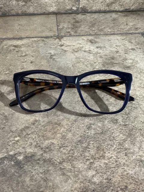 Steve Madden Purrfect Blue Brown Tortoise Eyeglasses Frames 53-17-140mm