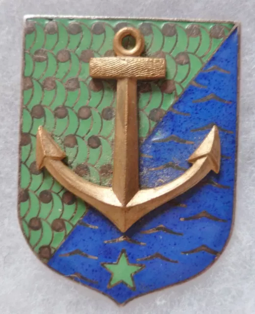 Insigne Afrique 1960 MARINE COMMANDO TROUPES DE MARINE à identifier ORIGINAL