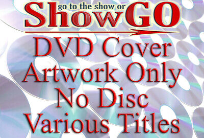 COVERS - DVD Movie Cover Artwork Only - No Discs $1.59 - PicClick