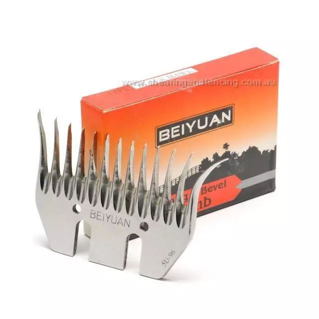 BEIYUAN Box of 5 Black Hawk Comb Blades Fit Heiniger Sunbeam GST Shear Clipper