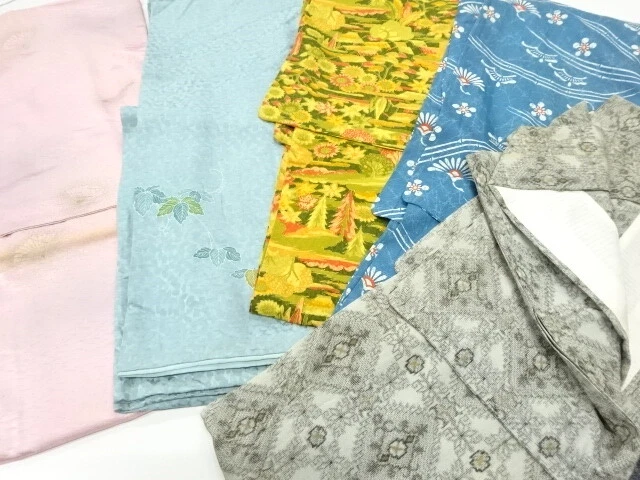 42610# Japanese Kimono / Antique Kimono / Set Of 5
