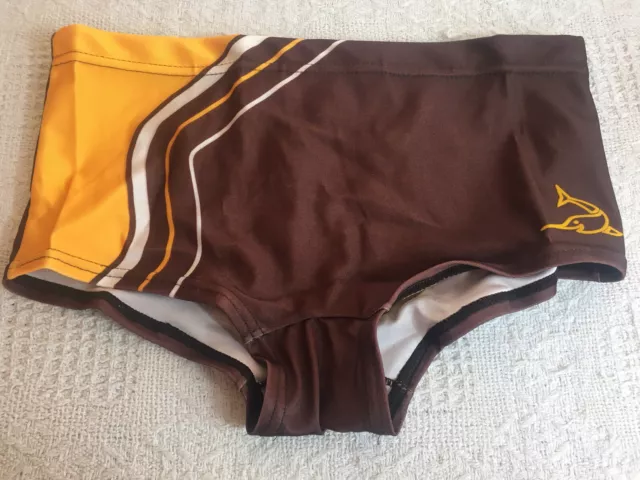 Slip bauli nuoto pesce spada vintage medi made in england spiaggia