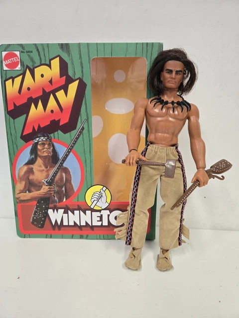 Karl May (Big Jim) - Mattel - Winnetou Le Brave - Figurine Neuve En Boîte - FR