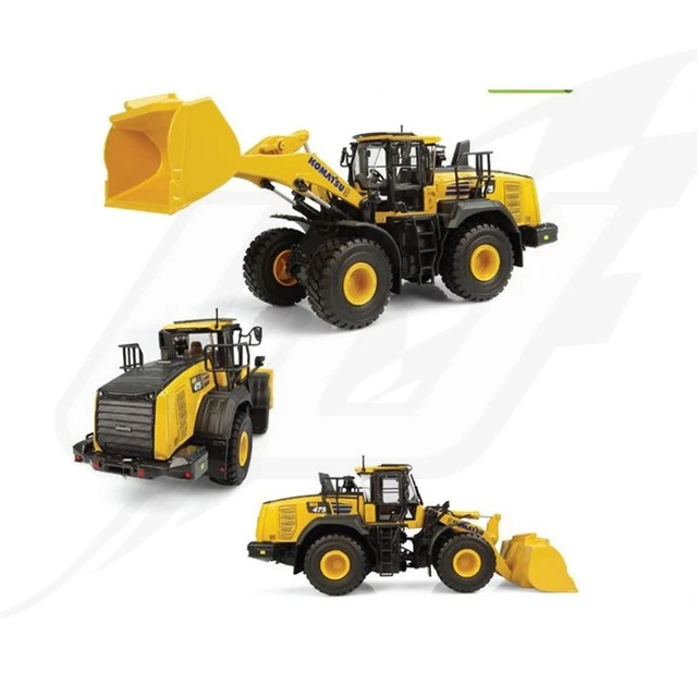 Pelle Chargeuse Gommée Komatsu WA475-10 – Version Blanche – 1:50 – Universal Hobbies – Neuve