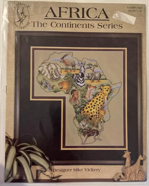 AFRICA The Continents Series Cross Stitch Pattern Leaflet #347