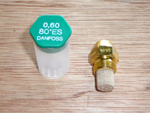 Danfoss Oil Boiler Burner Nozzle 0.60 x 80 ES USgal/h Jet 0.6 Nozzel 1.80 Kg/h